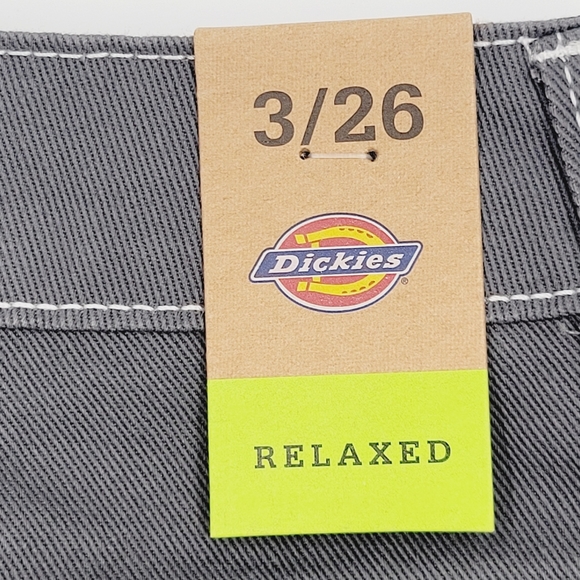 NEW Dickies Girl Smoke Gray Carpenter Pants Size 3 - Picture 7 of 7